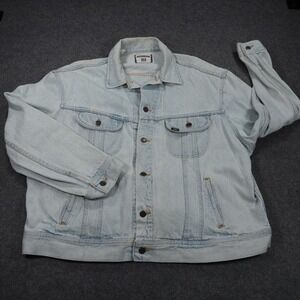 Lee Vintage Denim Trucker Jacket Light Wash Made in USA XXL 20-5090 90